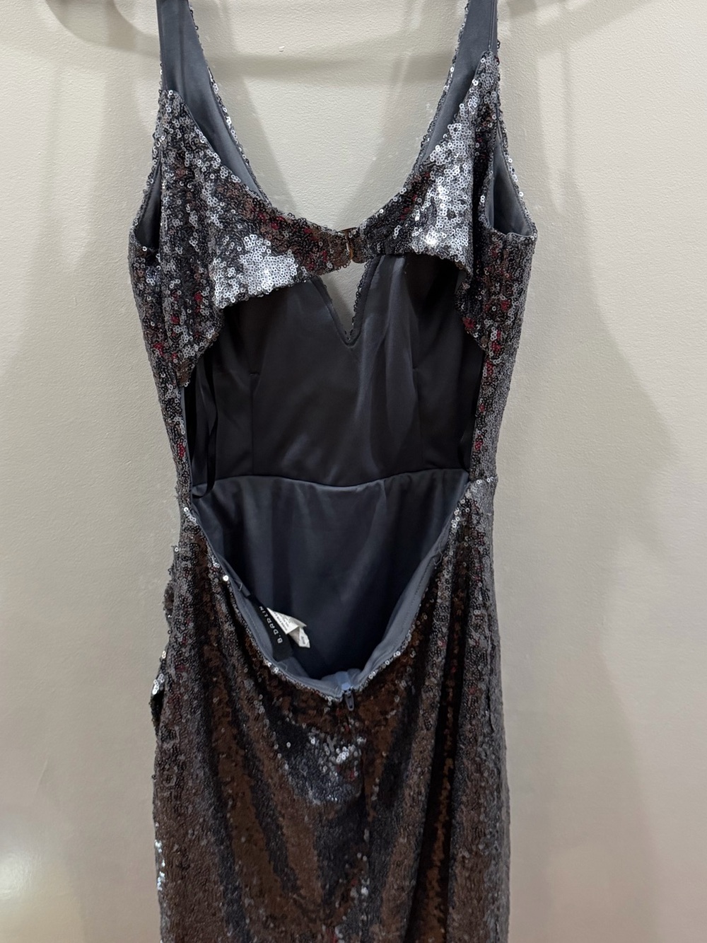 Darling Silver Sequin Mini Dress